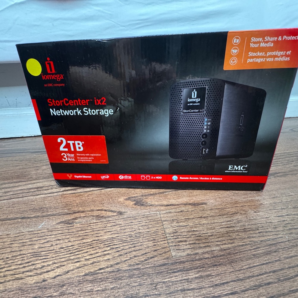 Iomega StorCenter ix2 Network Storage 2TB NAS Server Gigabit Ethernet 31848600